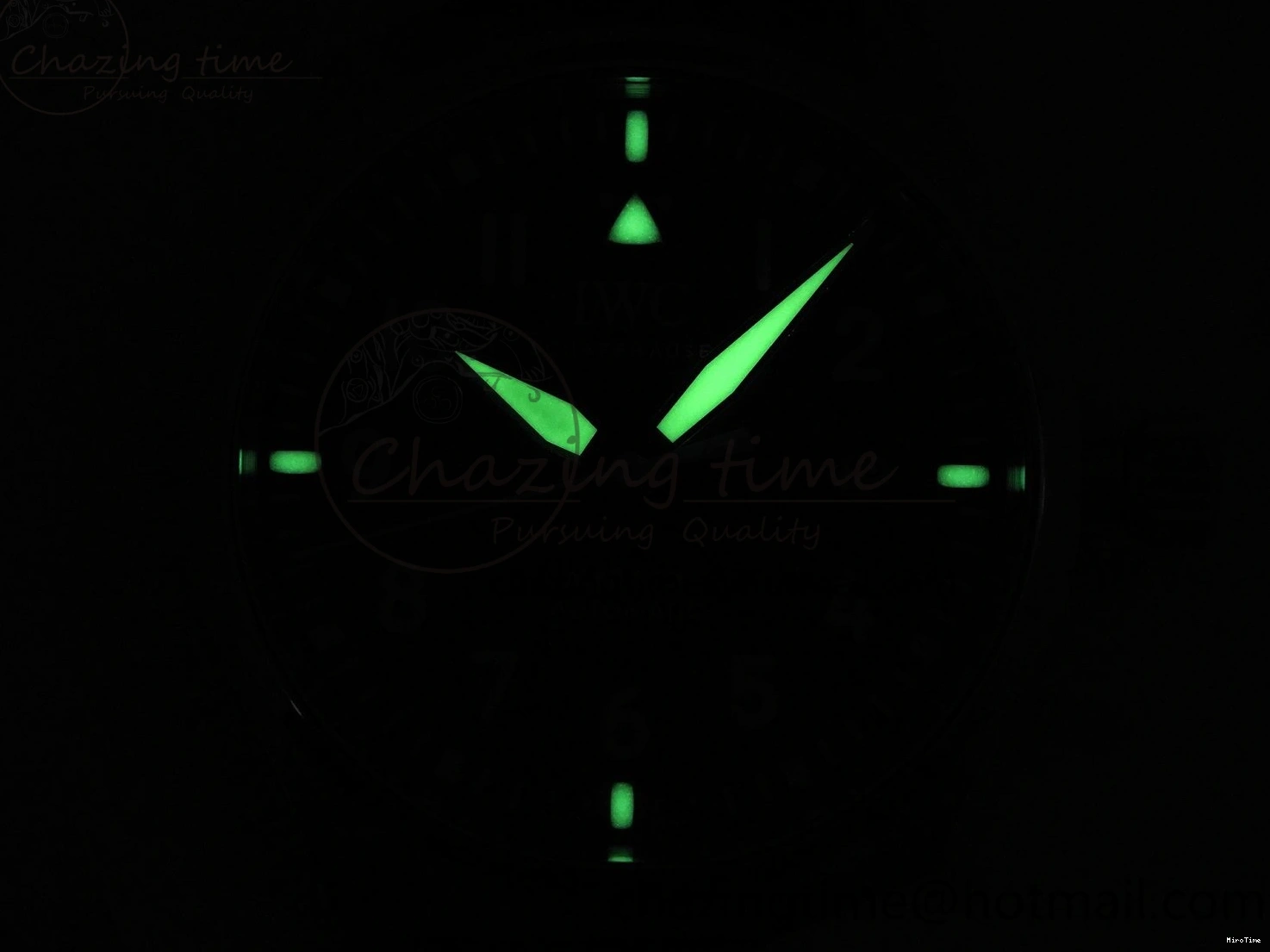 MIROTIME 0210 Pilot Mark XX IW328201 ZF 1:1 Best Edition Black Dial on Black Leather Strap A Affordable 7028